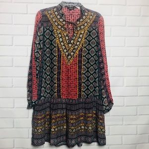 TOLANI EMBROIDERED BOHEMIAN LUXE DRESS | Small